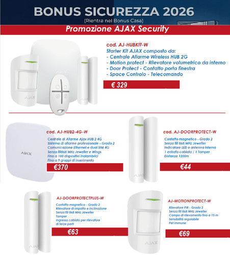 Ajax hub plus centrale di - 2,