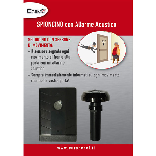 Spioncino porta con rilevatore - spioncino,