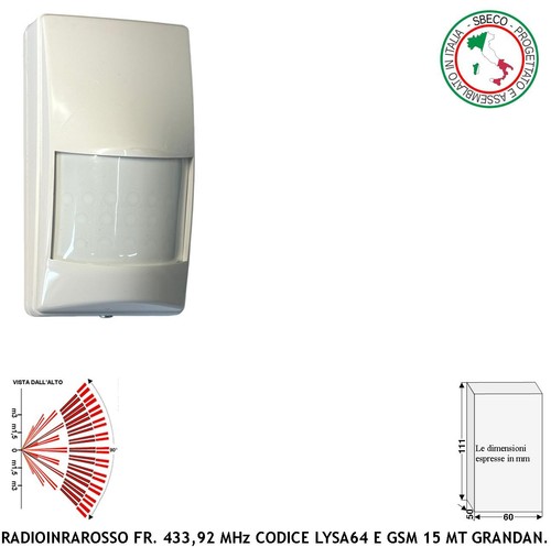 Infrarosso radio sensore - infrarosso,
