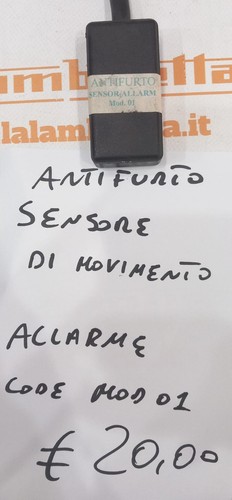 Antifurto sensore movimento - antifurto,